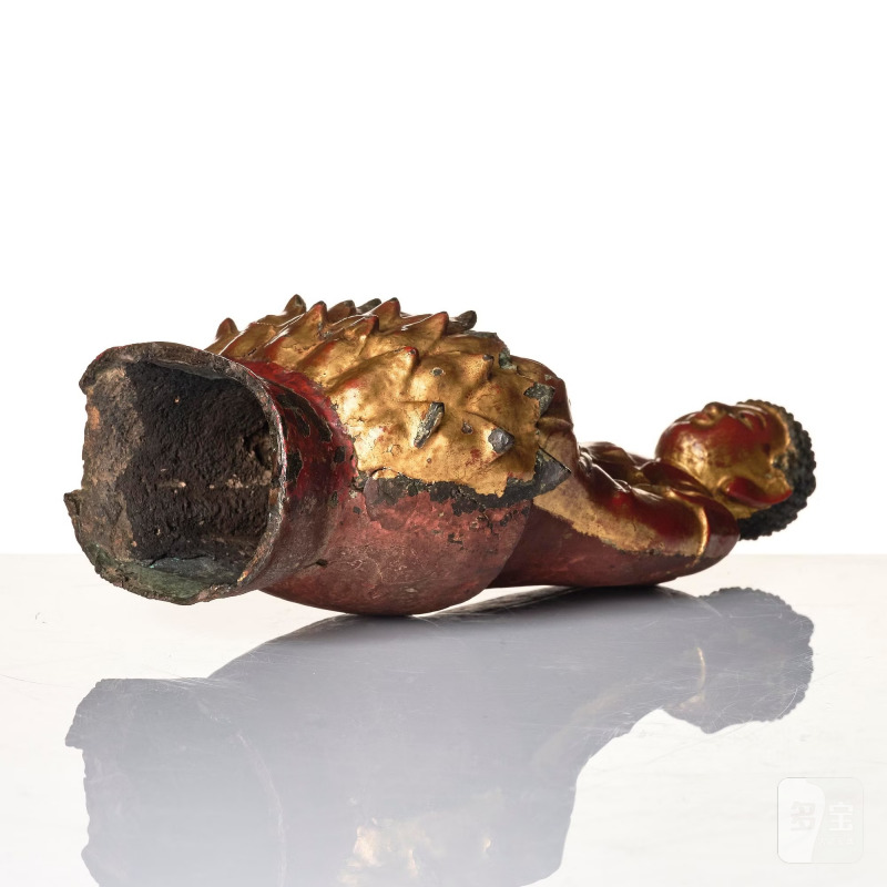 A seated bronze figure of Bhaisajyaguru Buddha, - 图8